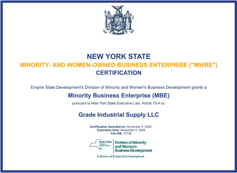 New York State Certified WMBE Business